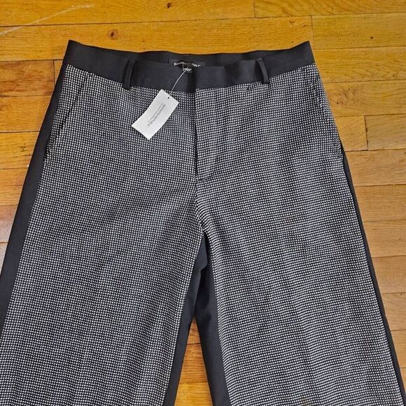 Banana Republic Flannel Gaucho Pant Size 4 Wide-Leg Trousers Wool pants $89 - Picture 4 of 12